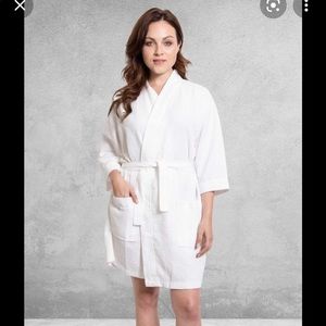 Waffle bathrobe